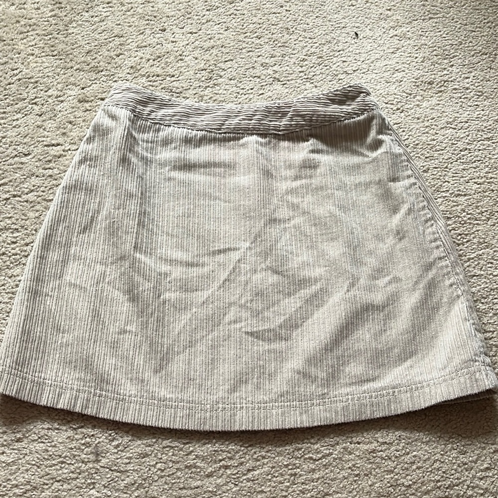 Express bleus corduroy skirt